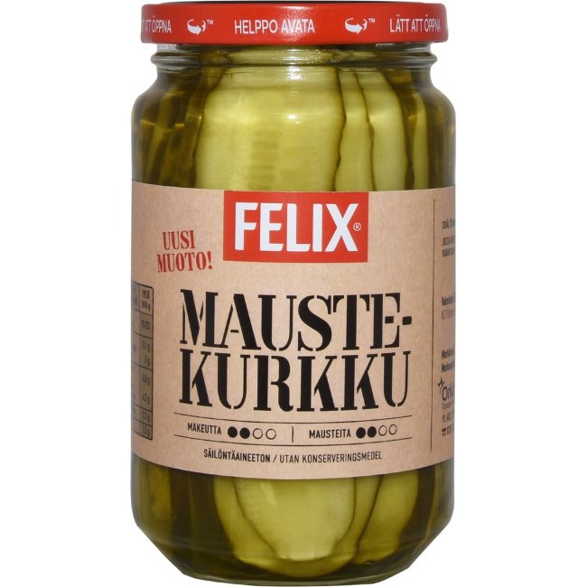 Огурцы Felix продольно нарезанные 460/240 гр