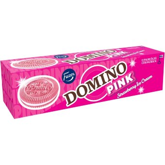 Печенье с начинкой Fazer Domino Pink 175 гр