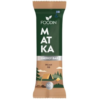 Энергетический батончик Foodin MATKA, вкус Пирога с пеканом, 50 гр Энергетический батончик Foodin MATKA, вкус Пирога с пеканом, 50 гр