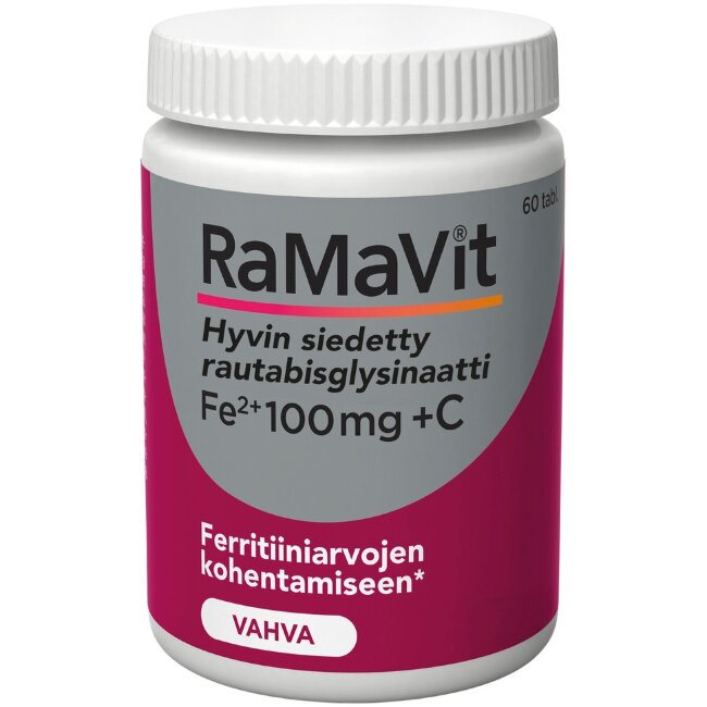 Таблетки Ramavit Rauta 100 мг 60 шт. Таблетки Ramavit Rauta 100 мг 60 шт.