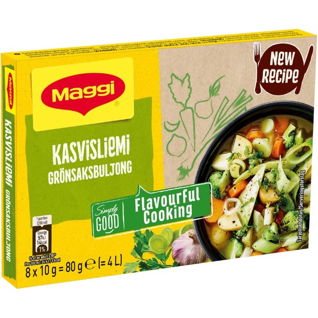 Овощной бульонный кубик Maggi 80 гр (8 шт)