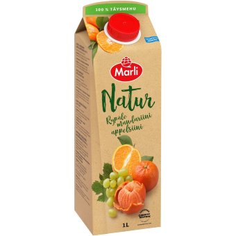 Сок из винограда, мандарина и апельсина Natur Marli 1 л