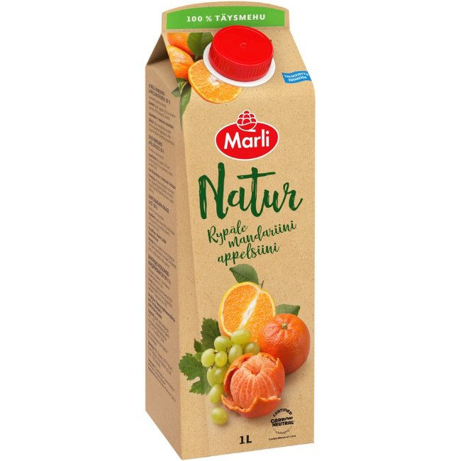 Сок из винограда, мандарина и апельсина Natur Marli 1 л