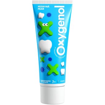 Зубная паста Oxygenol 75 мл со вкусом груши 7+