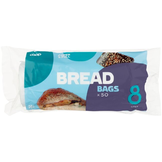 Пакеты для заморозки Coop 8 л 50 шт