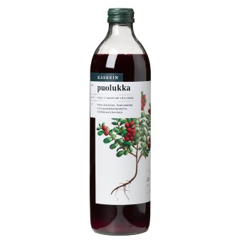 Брусничный органический сок Kaskein Puolukka 500 мл Брусничный органический сок Kaskein Puolukka 500 мл