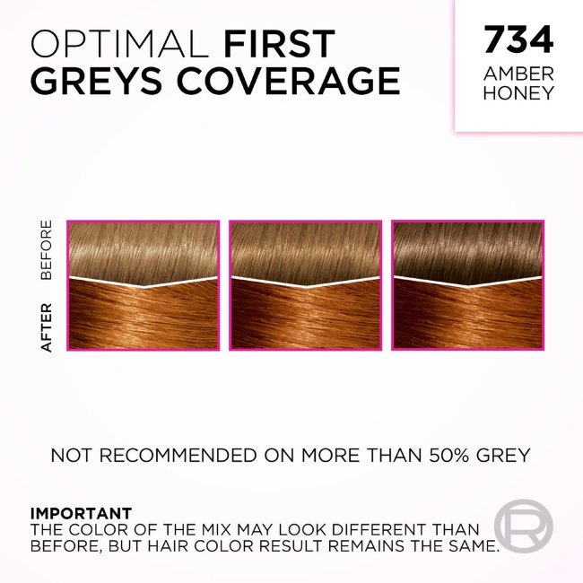 Полуперманентная краска для волос L'Oréal Paris Casting Crème Gloss 734 Amber Honey для нормальных волос 1 шт