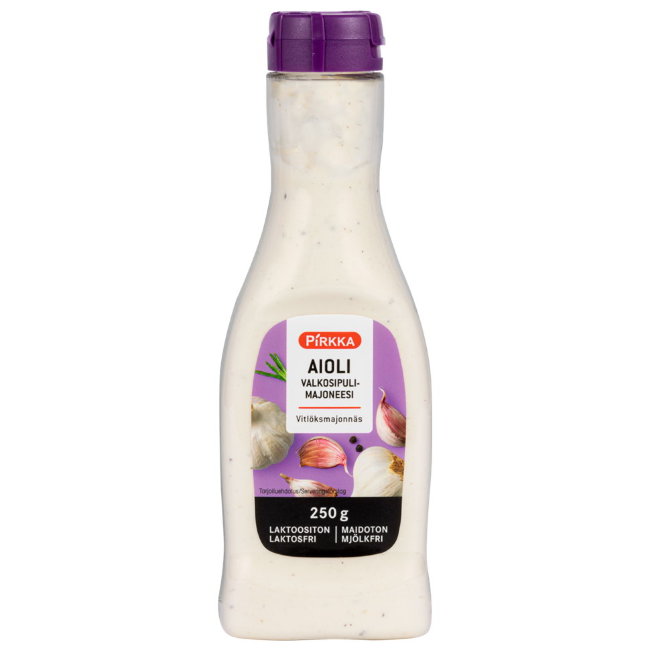 Майонез Pirkka Aioli с чесноком 250 гр