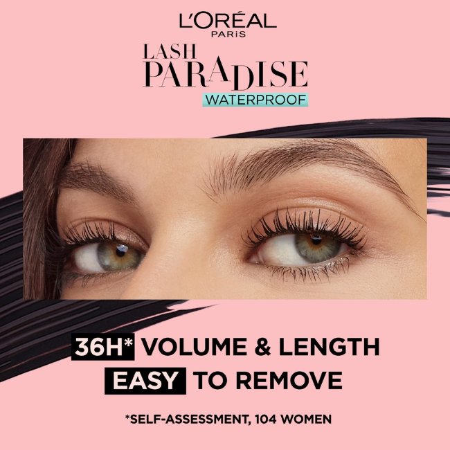 Водостойкая тушь для ресниц L'Oréal Paris Lash Paradise 6 мл Водостойкая тушь для ресниц L'Oréal Paris Lash Paradise 6 мл