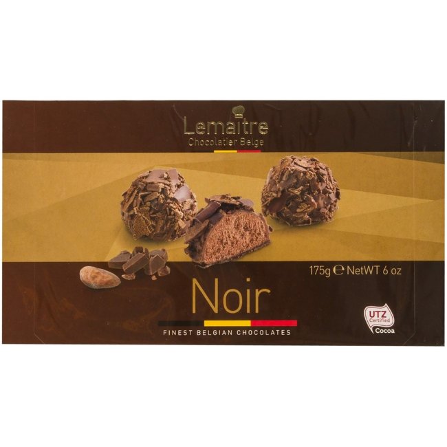 Шоколадные трюфели Lemaitre Noir 175 гр