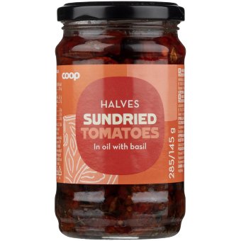Томаты вяленые в подсолнечном масле Coop половинки 285 гр