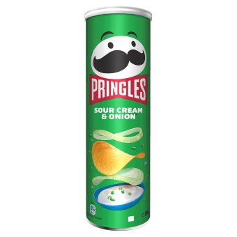 Чипсы Pringles ( со сметаной и луком ) 185 гр