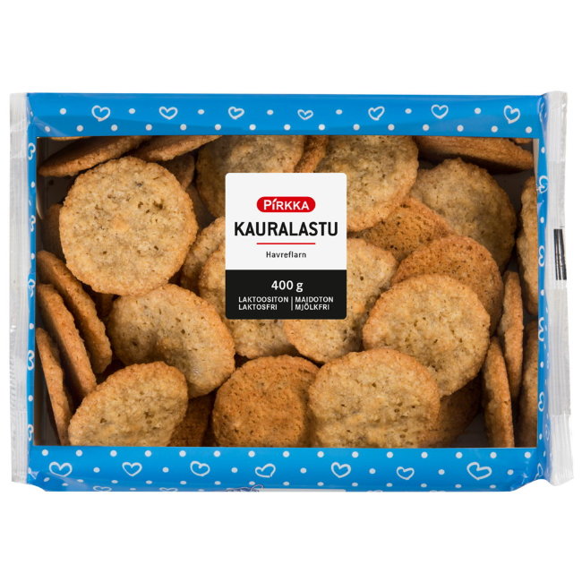Овсяное печенье Pirkka kauralastu 400 гр Овсяное печенье Pirkka kauralastu 400 гр