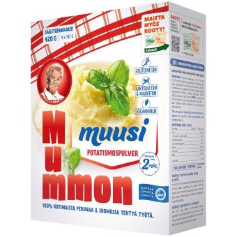 Порошок картофельного пюре Mummon muusi 420 гр без молока 12 порций