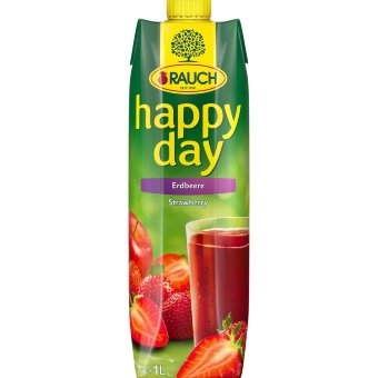 Напиток клубничный Happy Day 1 л