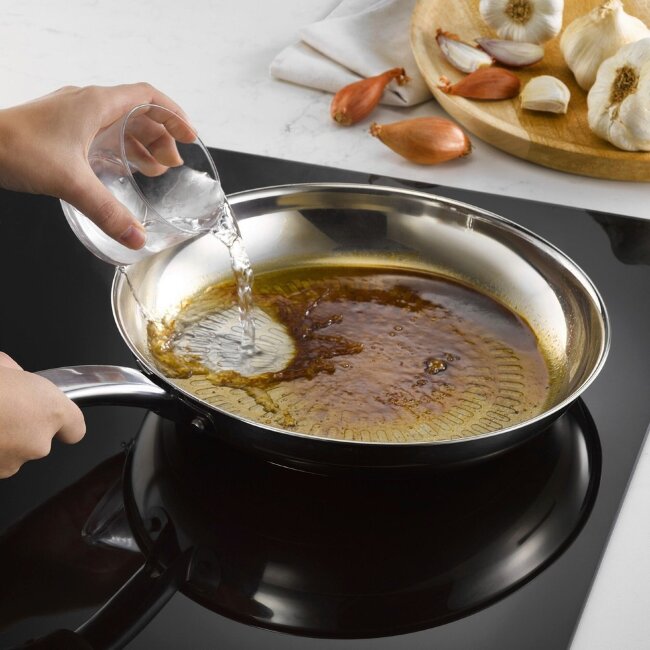 Сковорода из нержавеющей стали Tefal Intuition Techdome 24 см