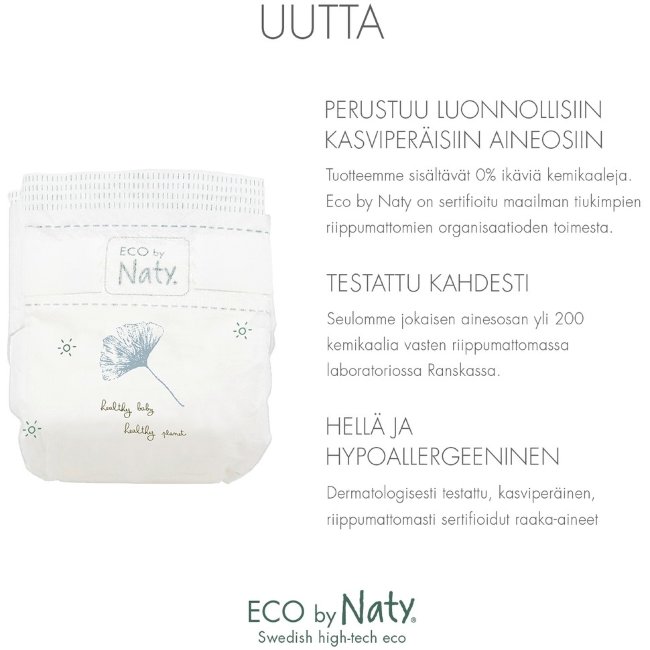 Подгузники Nature Baby Care Naty Mini 2 с липкой лентой 33 шт/уп
