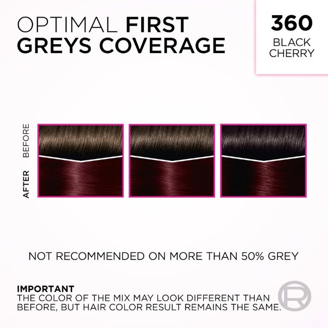 Крем-краска для волос L'Oréal Paris Casting Crème Gloss 360 черная вишня темный махагоново-коричневый легкий оттенок 1 шт