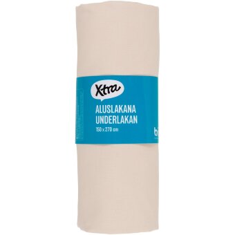 Простыня Xtra Uni 150x270 см, бежевого цвета