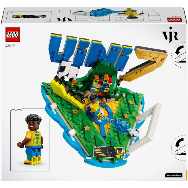 LEGO® Editions Football 43027 Vini Jr. – звездные моменты футбола