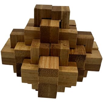 Головоломка-куб Brain Games из бамбука
