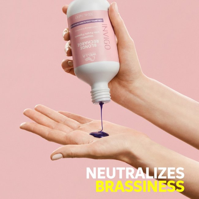 Шампунь Wella Professionals Invigo Blonde Cool нейтрализующий 300 мл