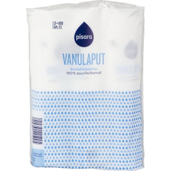 Ватные диски Pisara 3 x 100 шт