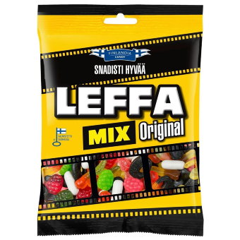 Ассорти из фруктовых и лакричных конфет Finlandia Leffa Mix 110 гр