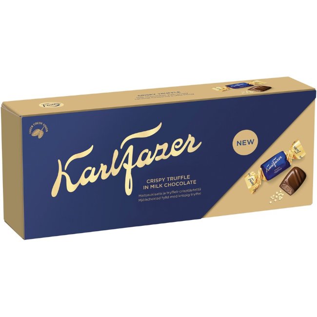 Конфеты из молочного шоколада с хрустящей трюфельной начинкой Karl Fazer 250 гр