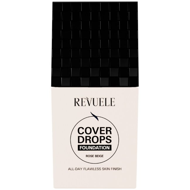 Тональный крем Revuele Cover Drops. Легкий и стойкий тональный крем, который оставляет кожу сияющей.