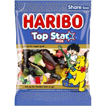 Ассорти жевательных конфет HARIBO Top Star Mix 250 гр