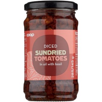 Томаты вяленые в подсолнечном масле Coop кусочки 285 гр