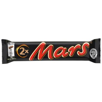 Шоколадный батончик с карамелью Mars (уп 2 шт) 70 гр