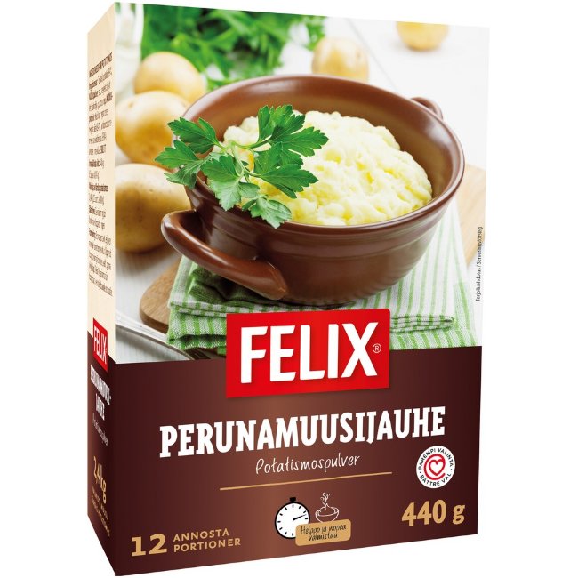 Пюре из картофельного порошка Felix 12 порций 440 гр