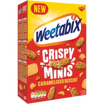 Мини цельнозерновые хлопья Weetabix с карамелизированным печеньем 500 гр