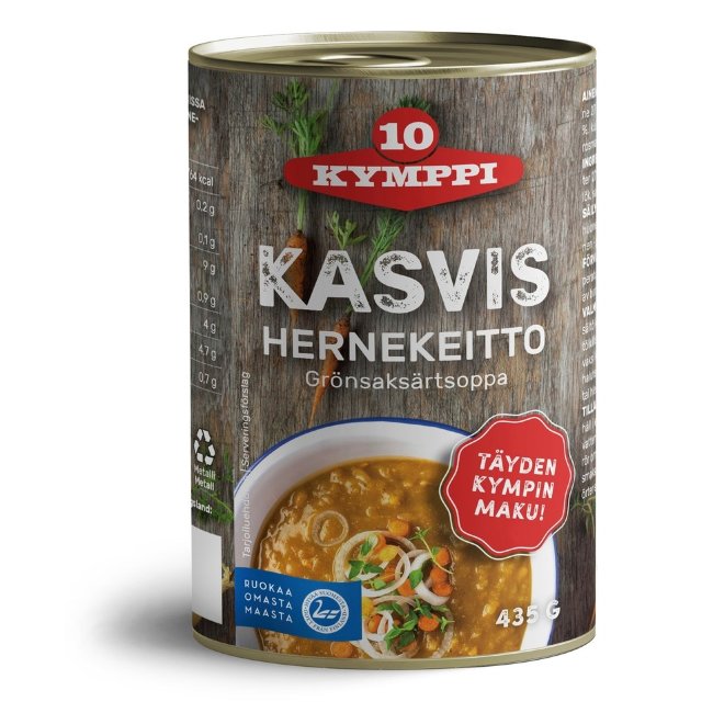 Овощной гороховый суп Kymppi 435 гр консервированный