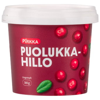 Брусничное варенье Pirkka 380 гр