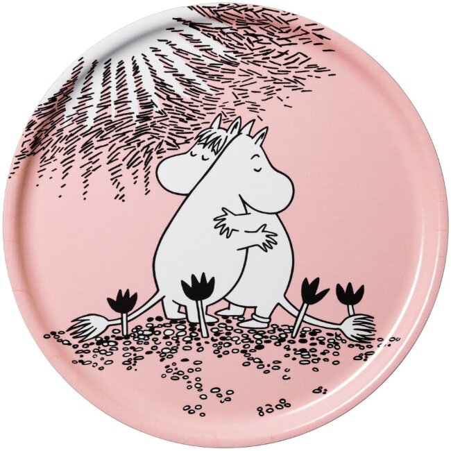 Поднос Moomin Arabia Muumi Rakkaus 35 см