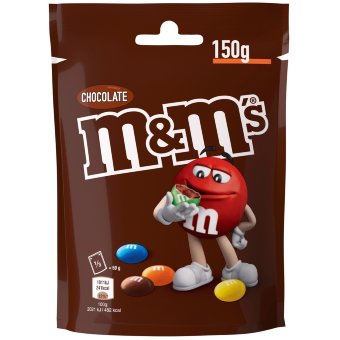Шоколадное драже в цветной глазури M&M's 150 гр