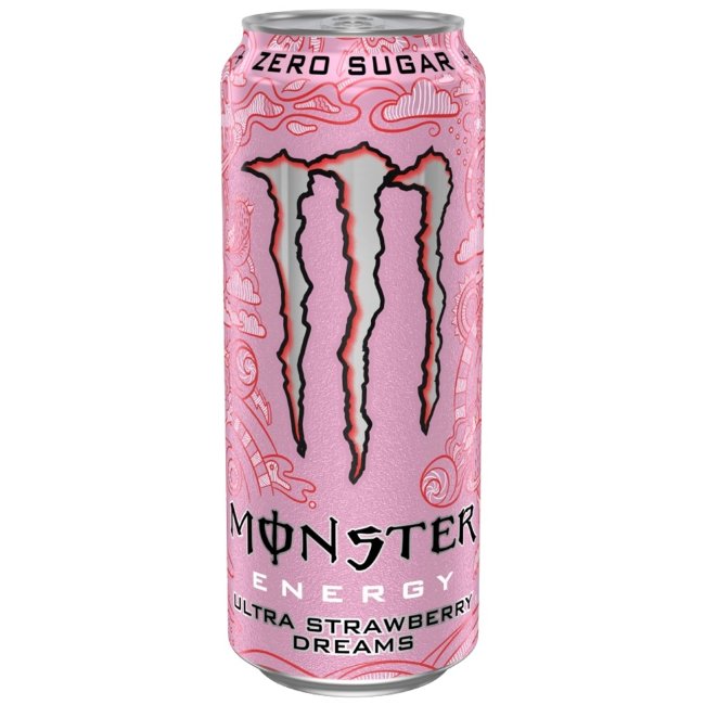 Энергетический напиток Monster Energy Ultra Strawberry Dreams 0,5 л Энергетический напиток Monster Energy Ultra Strawberry Dreams 0,5 л
