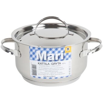 Кастрюля Opa Mari Steel из нержавеющей стали 1,1 л