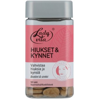 Ladyvita для волос и ногтей с хвощом, пивными дрожжами, витаминами и минералами 90 табл