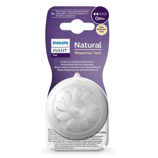Соска Philips Avent Natural Response SCY962/02 0 мес+