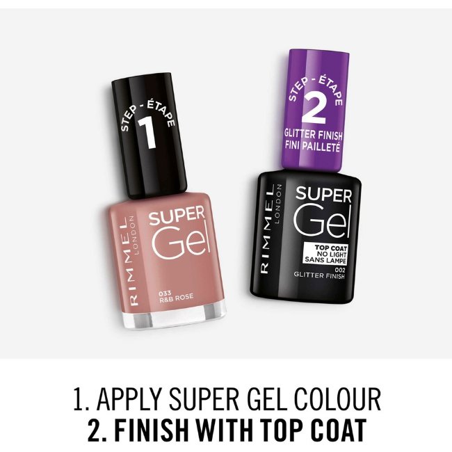Гель-лак для ногтей Rimmel Super Gel 033 R&B Rose 12 мл