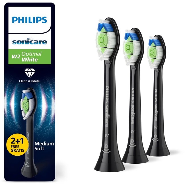 Насадки для зубной щетки Philips Sonicare Optimal White 2+1 шт HX6063/88