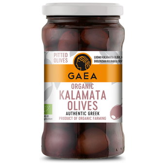 Органические оливки каламата без косточки Gaea 290/160г