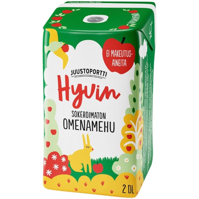 Сок Juustoportti Hyvin 200 мл яблочный