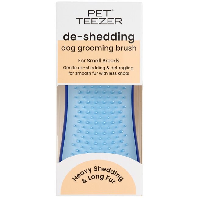 Щетка Pet Teezer для удаления линяющей шерсти маленькая небесно-голубая