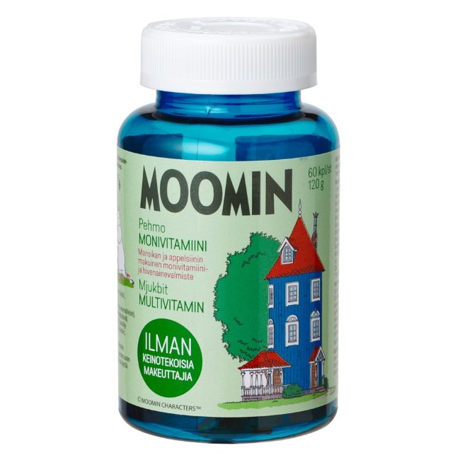 Мультивитамины Moomin Pehmo 60 шт