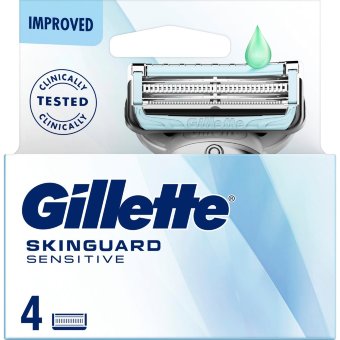 Сменные кассеты Gillette Skinguard Sensitive 4 шт